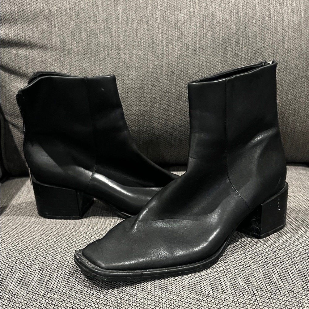 Sleek Black Ankle Booties